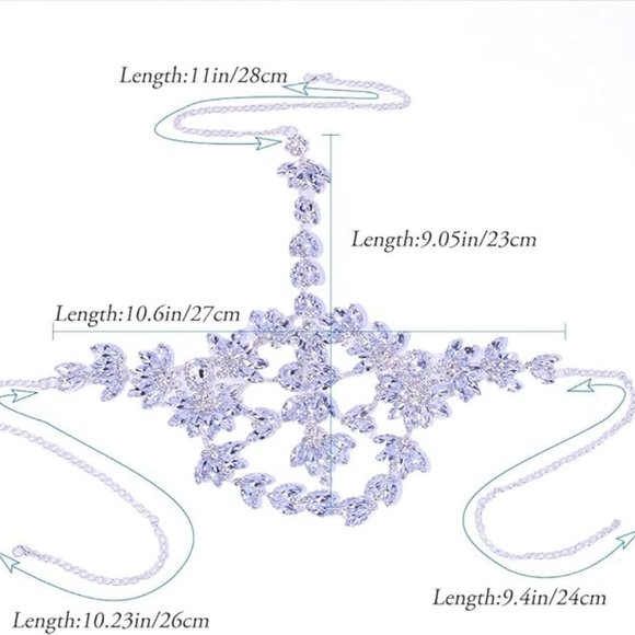 NWT Sparkling Swarovski Bling Crystal Rhinestone Mask Halloween Costume … - Picture 6 of 6